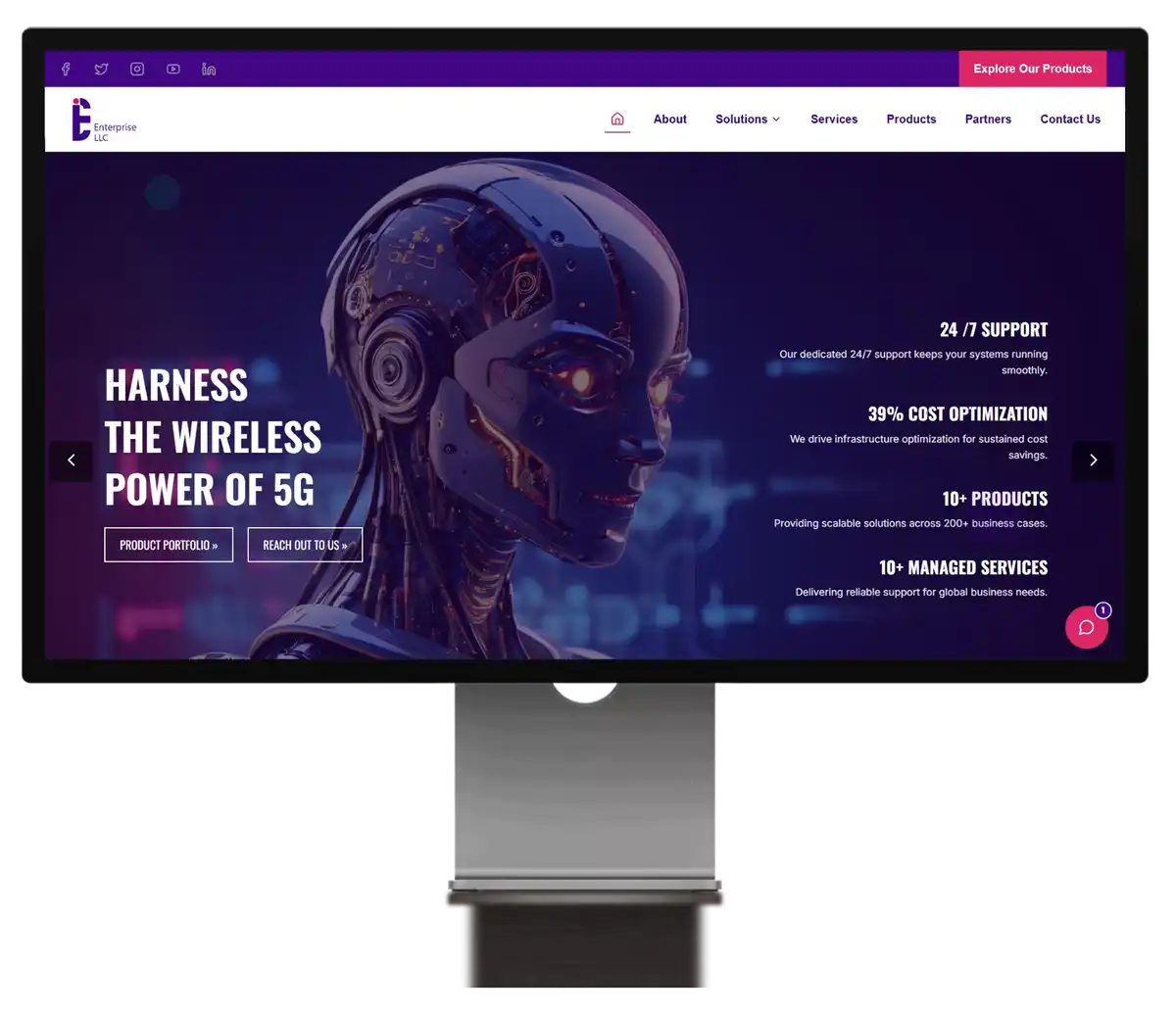 Professional web development team collaborating on website projects